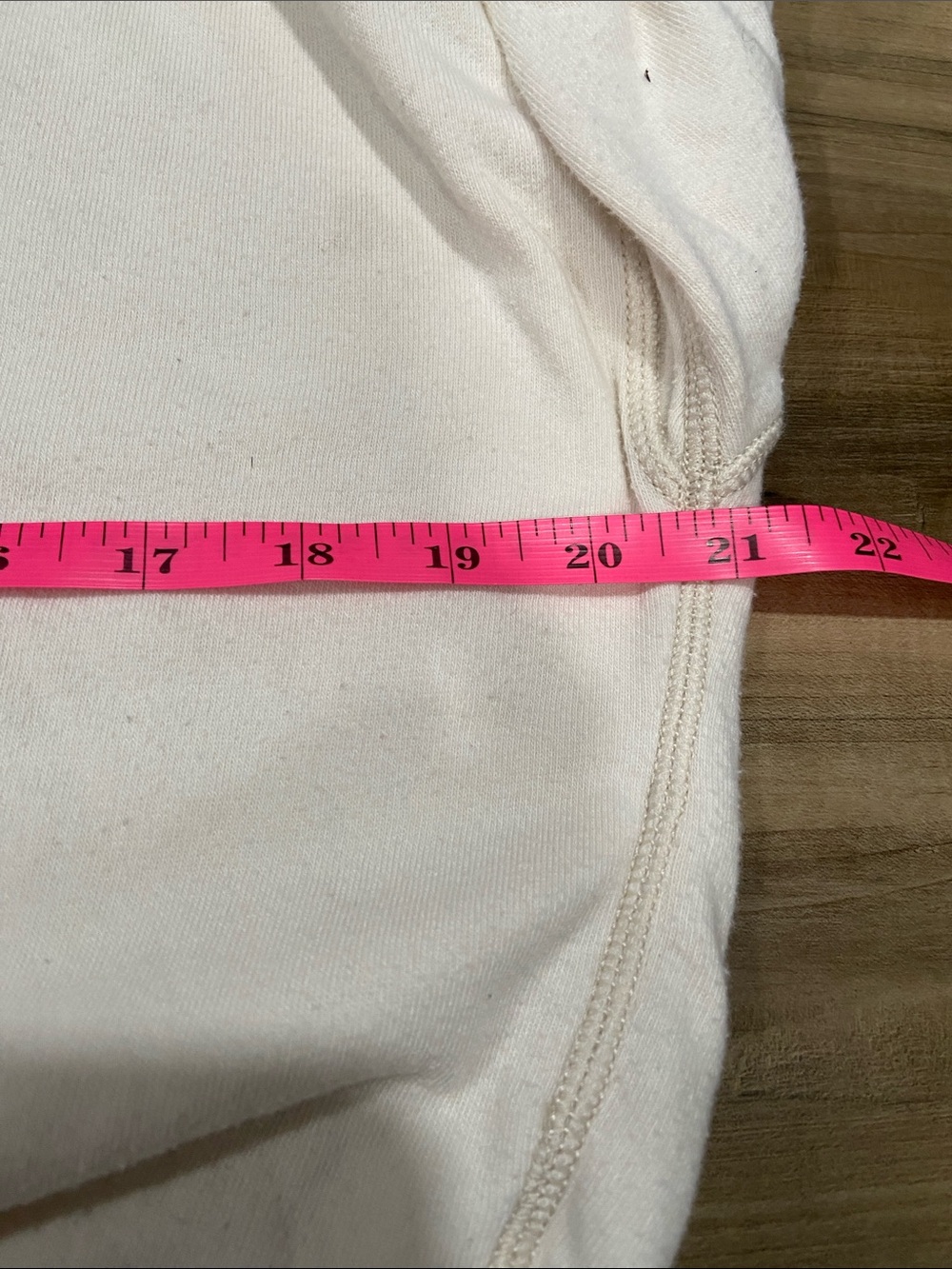 aerie Cream Button-Front Henley Sweatshirt - Picture 6 of 7